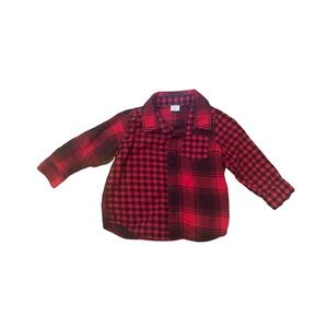 Baby Gap Plaid Button Down Shirt 18-24 months